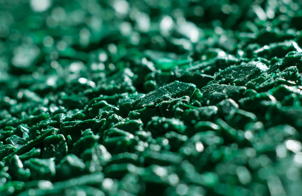 Dark green ground material HD-PE